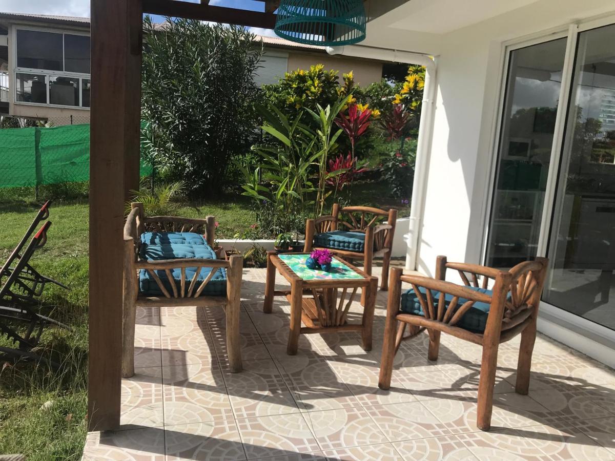 Appartement Prive Eco-Responsable, Vue Sur La Mer Des Caraibes Et Jardin Clos, Wifi, A 2Mn De La Plage Sainte-Luce Zewnętrze zdjęcie