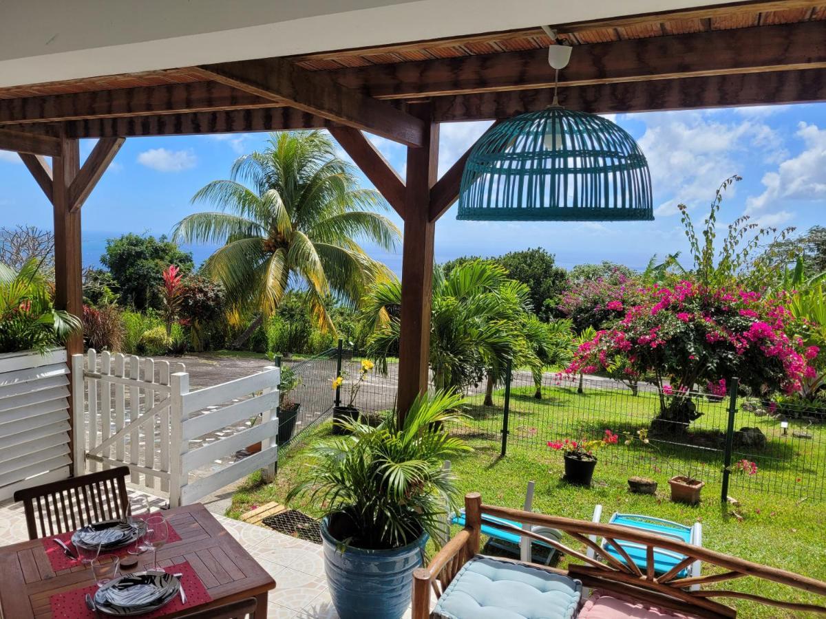 Appartement Prive Eco-Responsable, Vue Sur La Mer Des Caraibes Et Jardin Clos, Wifi, A 2Mn De La Plage Sainte-Luce Zewnętrze zdjęcie