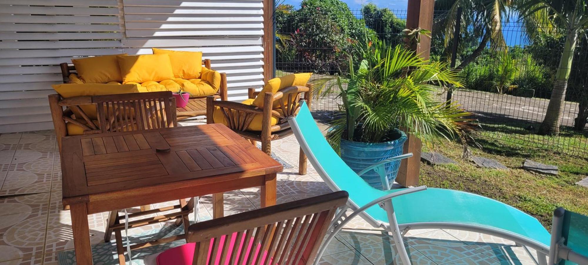 Appartement Prive Eco-Responsable, Vue Sur La Mer Des Caraibes Et Jardin Clos, Wifi, A 2Mn De La Plage Sainte-Luce Zewnętrze zdjęcie